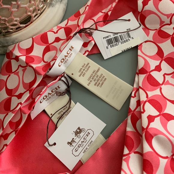 BNWT! COACH PEYTON DREAM C PONYTAIL SCARF - Picture 2 of 4